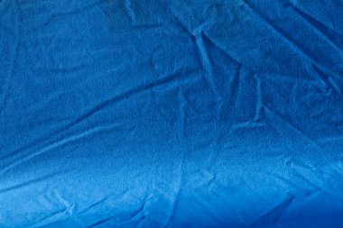 mavi bir bez dokusu