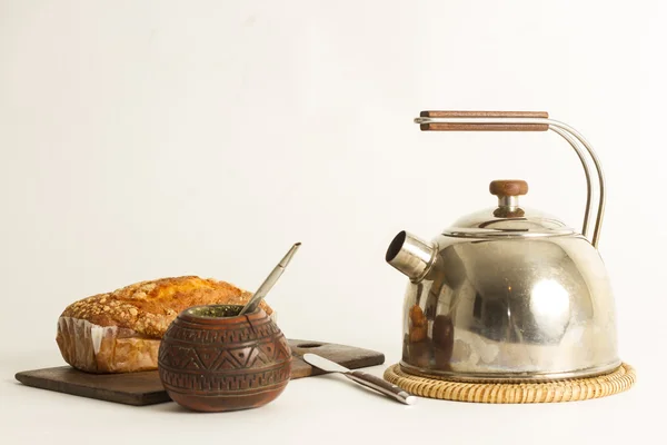 Mate and pudding — Stock Photo, Image