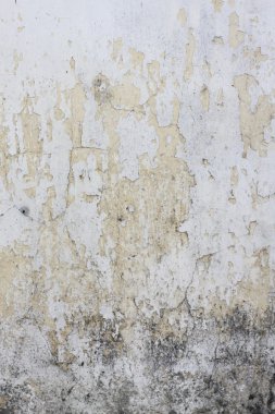 Eski kırık boya beton duvar