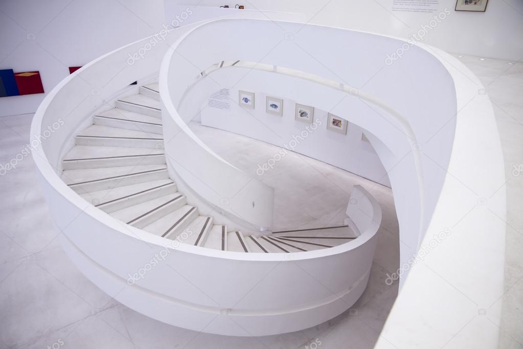 Clean lighthouse staircase