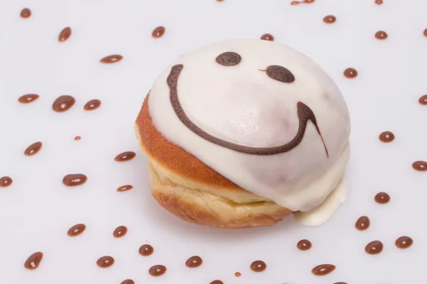 Bolo de sorriso — Fotografia de Stock