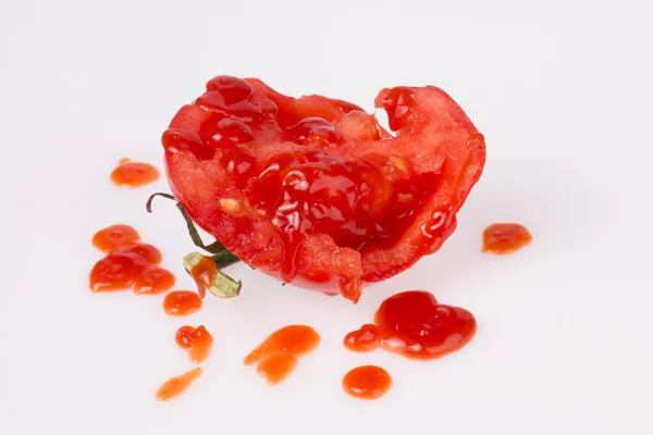 Сrushed tomato — Stock Photo, Image