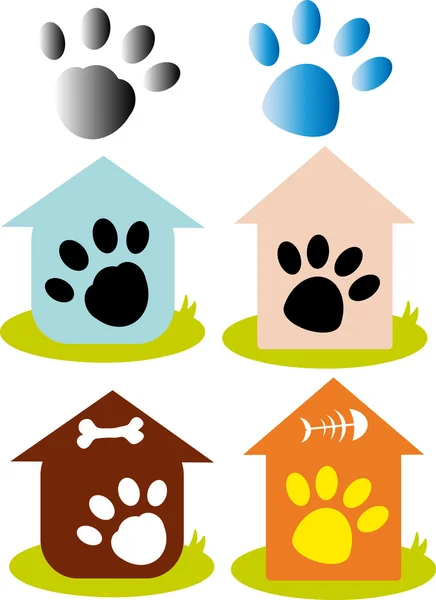 Paws — Stock Vector