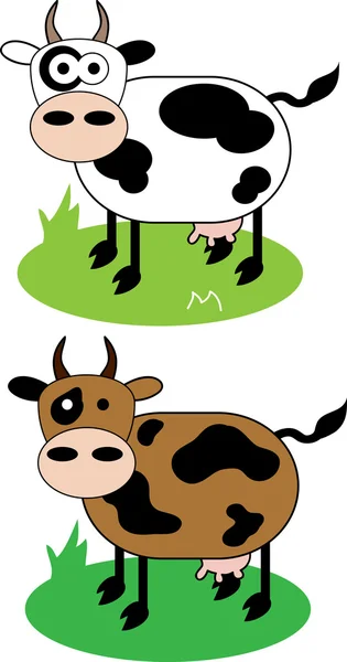 Vacas — Vetor de Stock