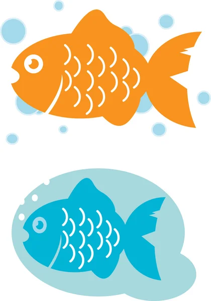 Cartoon fish. — Stock Vector