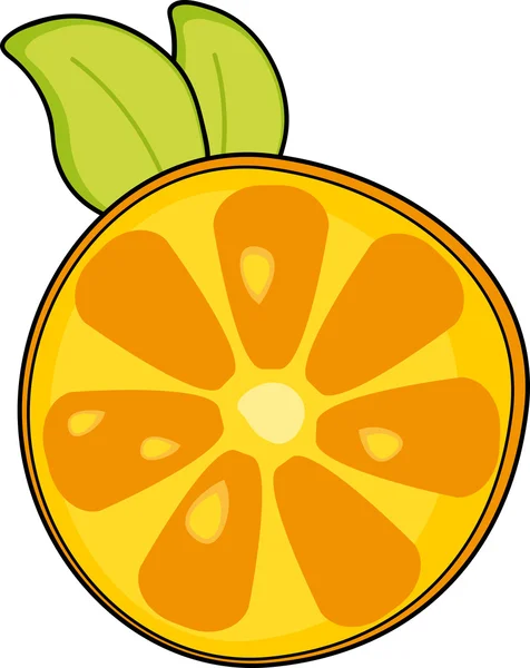 Naranja — Vector de stock