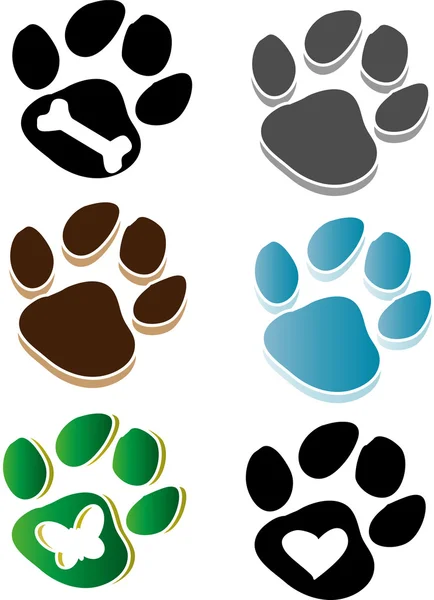 Paws. — Stock Vector