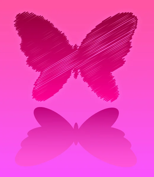 Mariposa.. — Vector de stock