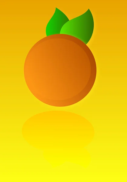 Naranja — Vector de stock