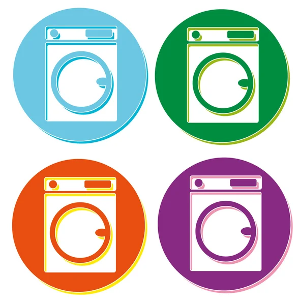 Washing-machine. — Stock Vector