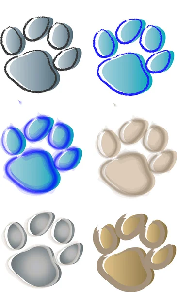 Paws — Stock Vector