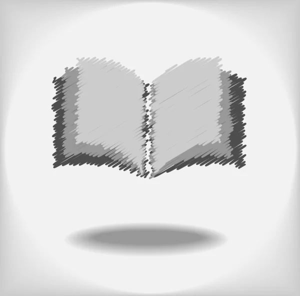 Livre ouvert . — Image vectorielle