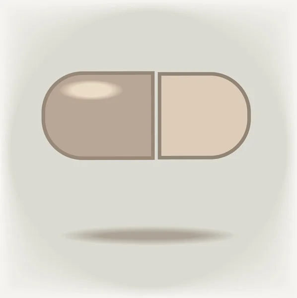 Pill. — Stock Vector