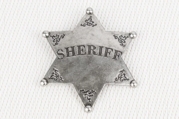 Sheriff badge — Stockfoto