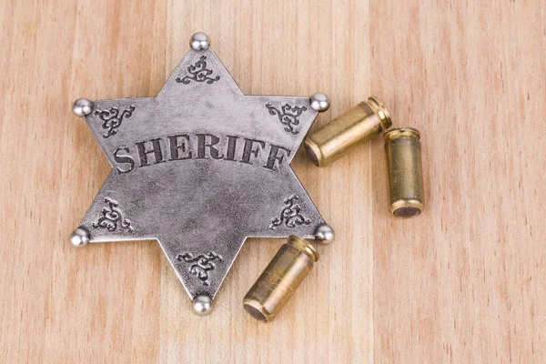 Sheriff badge — Stockfoto