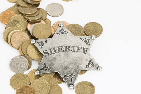 Sheriff badge — Stockfoto