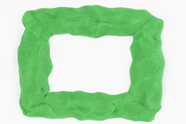 Plasticine frame. — Stock Photo, Image