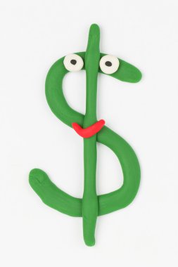 hamuru dolar simgesi.