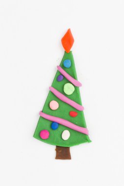 hamuru Noel ağacı.