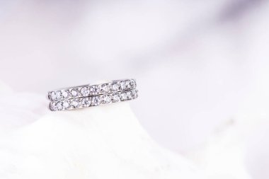 Çok güzel delen mücevherler. Makro atış. Seçici odak.