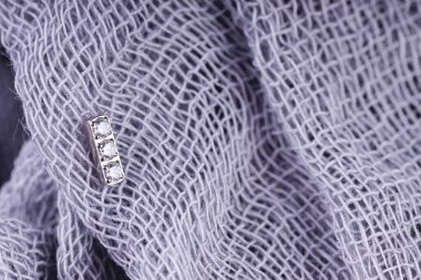 Çok güzel delen mücevherler. Makro atış. Seçici odak.