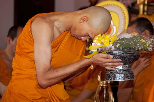 Monje sacerdotes ortodoxos en Tailandia — Foto de Stock