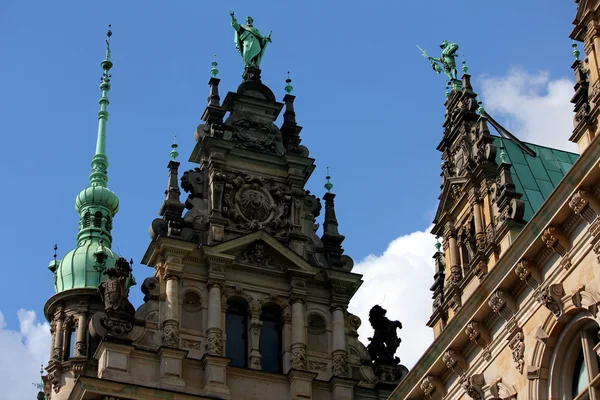 Гамбургская архитектура — стоковое фото