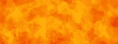 Cadılar Bayramı turuncu ve sarı suluboya arka planda lekeler ve sıçramalar