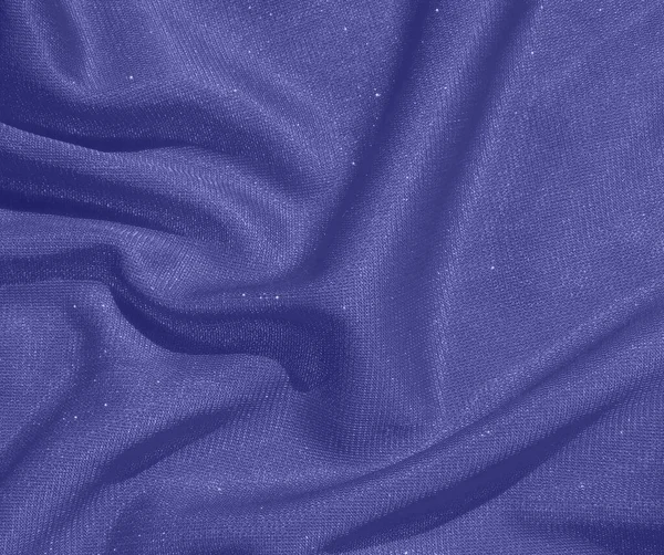 Brillante Textura Tela Arrugada Azul Púrpura Fondo — Foto de Stock