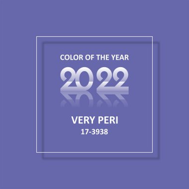 2022 görselleştirmesinin rengi. Trend rengi çok peri