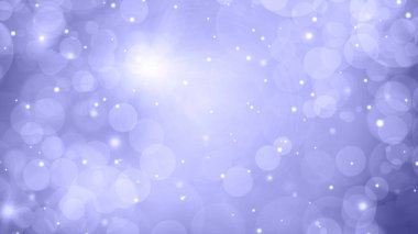 Çemberler ve parlamalarla soyut mavi ve mor bokeh arkaplan