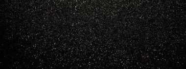 Siyah parıldayan ışıltı dokusu arka planı. Bayram bayrağı 