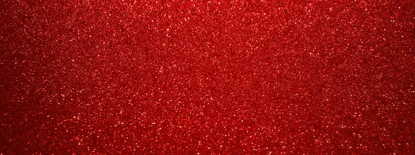 Shiny Red Glitter Texture Background Festive Banner — Stock Photo, Image