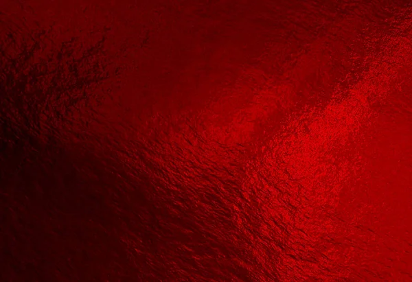 Red Foil Background Uneven Texture — ストック写真