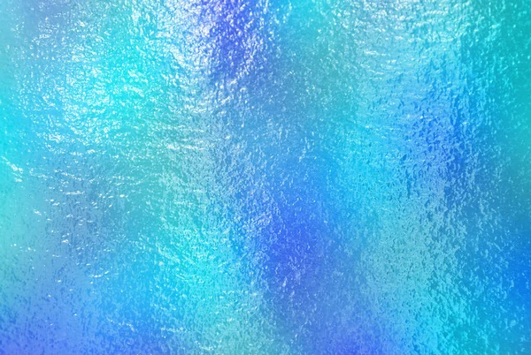 Голубая Бирюзовая Фольга Неровной Текстурой — стоковое фото