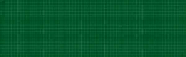 Green Graph School Background Long Banner Cell Vector Illustration —  Vetores de Stock