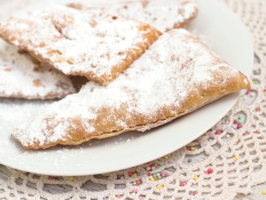 chiacchiere - geleneksel İtalyan karnaval tatlılar