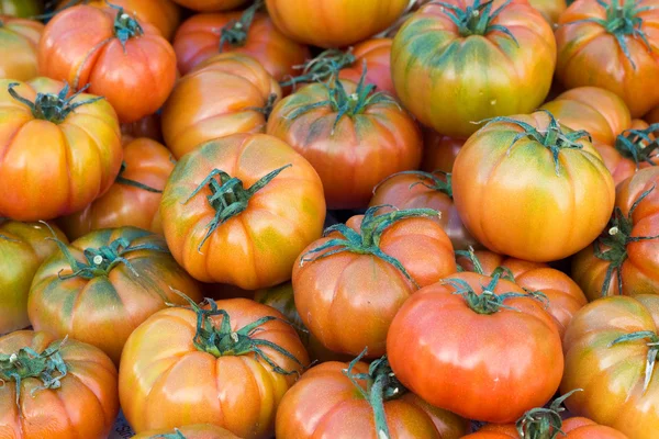 Pachino 西红柿在市场上 — 图库照片