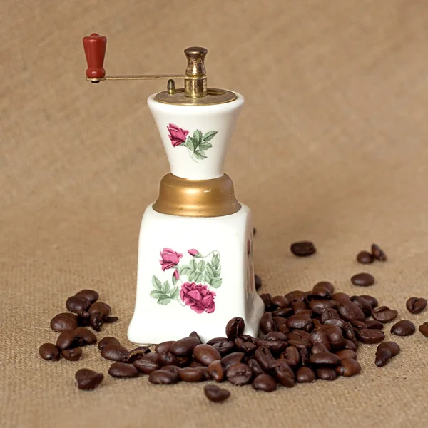 Antique coffee grinder — Stock Photo, Image