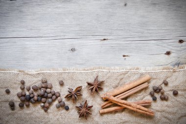 Retro baharat arka plan