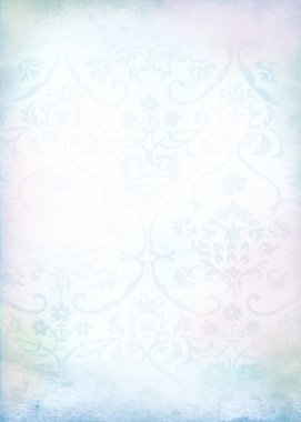 Retro arka planda shabby chic tarzı açık mavi