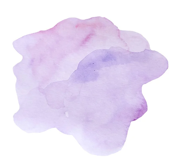 Watercolor Light Purple Lavender Bright Spot Illustration Isolated Single Hand — Stok fotoğraf