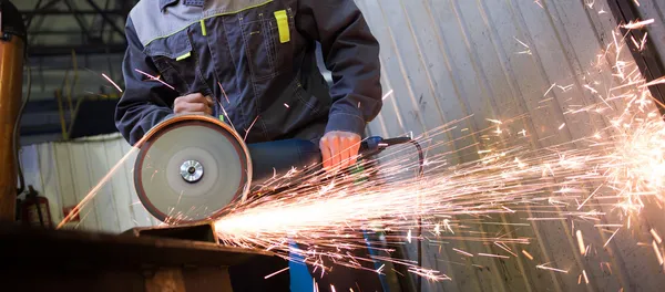 Work circular saw — Stock Photo, Image