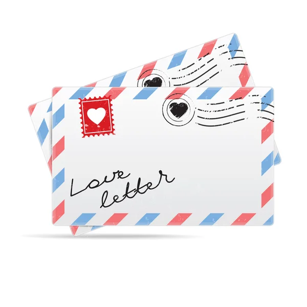 Love letters — Stock Vector