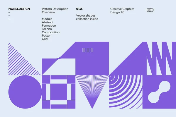Szwajcarski Plakat Projekt Szablonu Czystą Typografią Minimalnym Wzorem Wektorowym Kolorowymi Wektory Stockowe bez tantiem