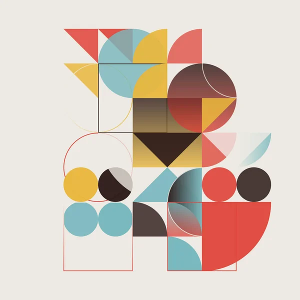 Geometrik soyut vektör basit elementler güzel bir renk paletiyle yapıldı. Geometrik şablon arkaplanı, web tasarımı, iş kartı, davetiye, poster, moda baskısı için kullanıma hazır.