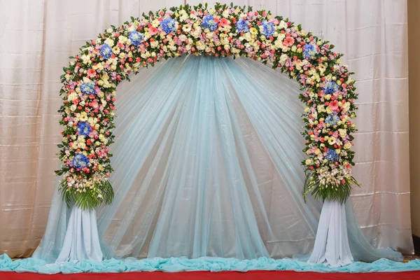 Background of Beautiful flower wedding decoration — Stock Photo, Image