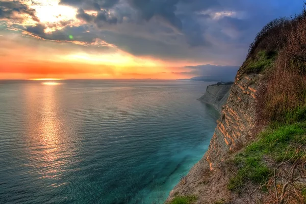 Черноморское побережье в Геленджике, Россия — стоковое фото