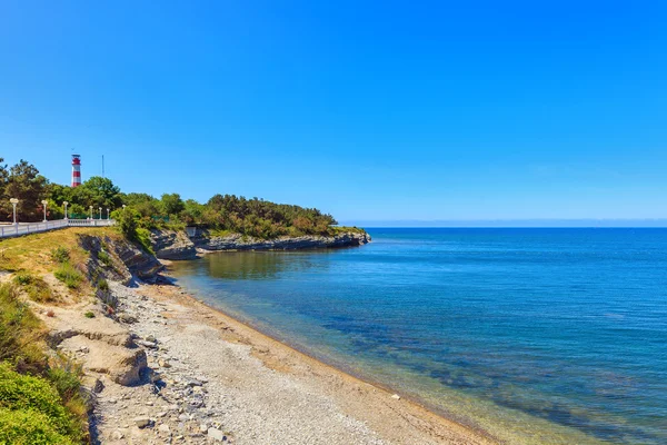 Svarta havets kust i gelendzhik, Ryssland — Stockfoto