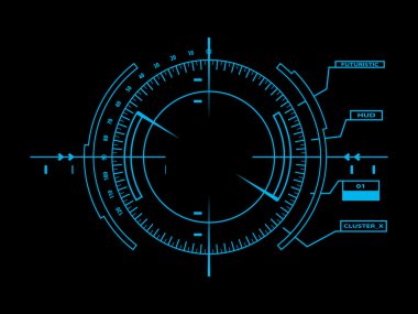 fütüristik kullanıcı arabirimi hud